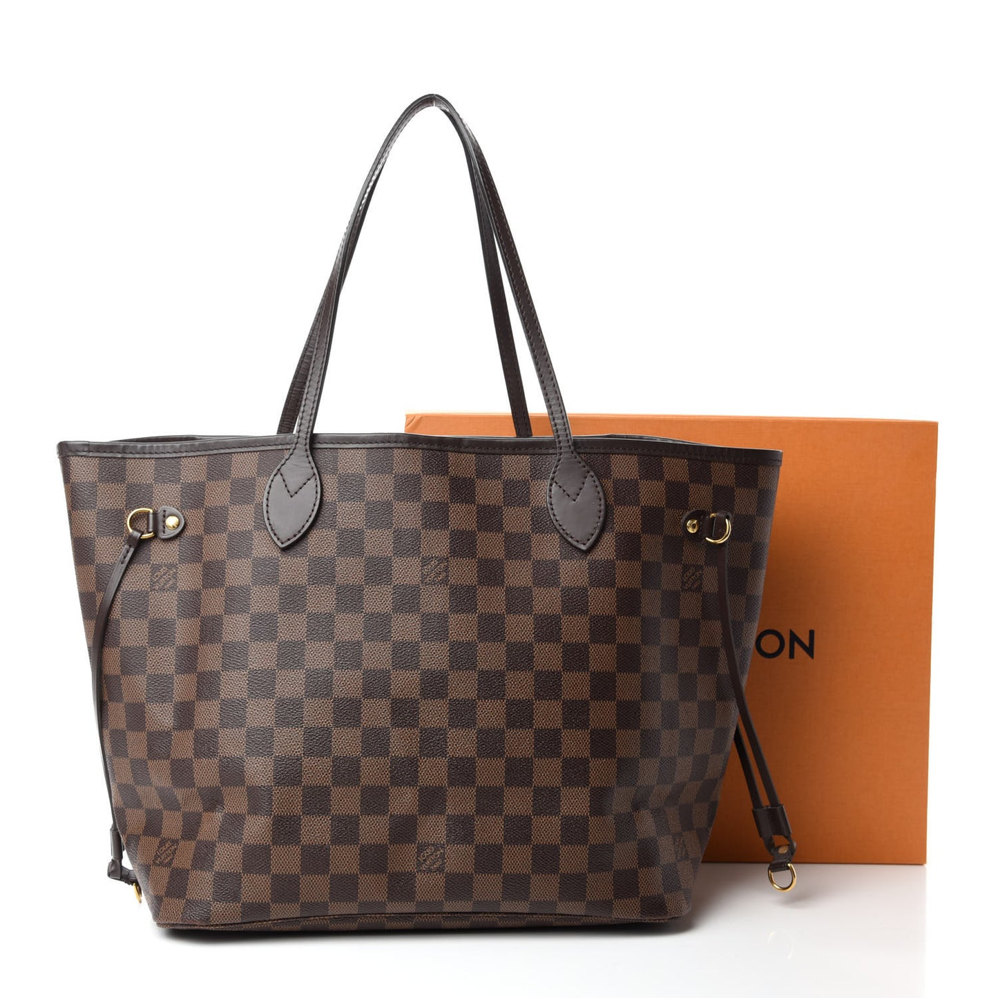 Damier Ebene Neo Neverfull MM Rose Ballerine