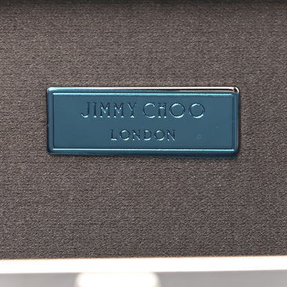 Jimmy Choo Coarse Glitter Celeste Clutch Silver Multicolor 6 of 8