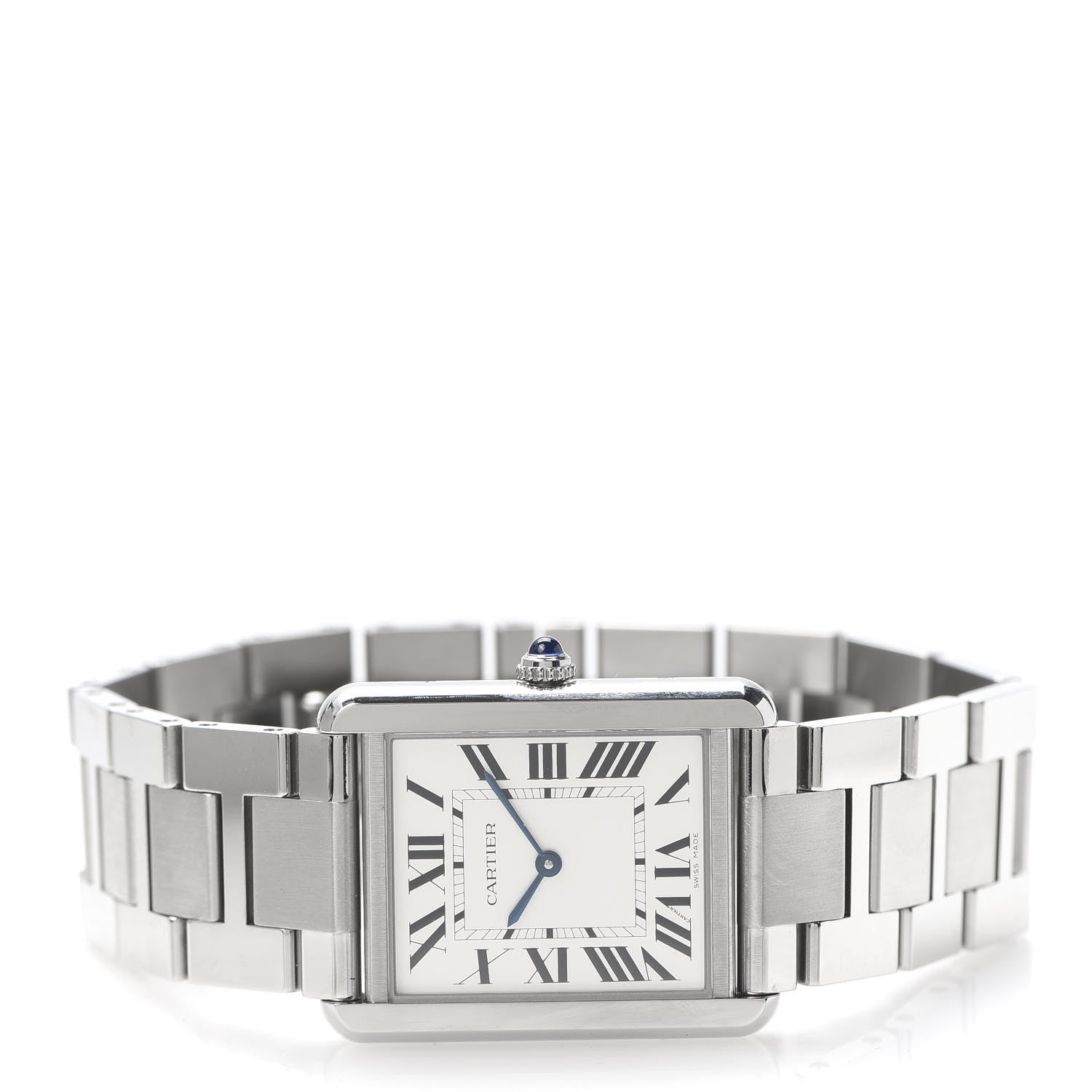 Cartier Stainless Steel 27mm Tank Solo Quartz Watch 3 of 7