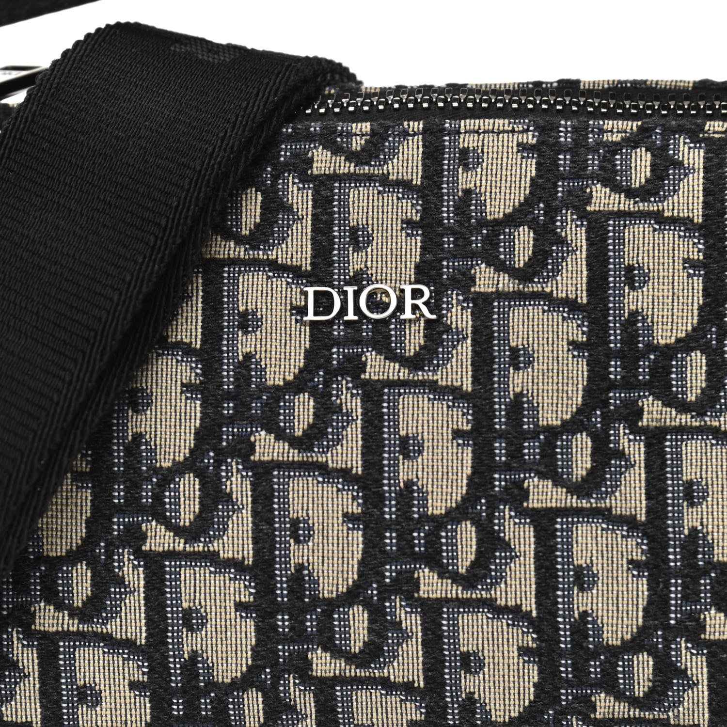 Christian Dior Oblique Mini Roller Messenger Bag Blue 7 of 10