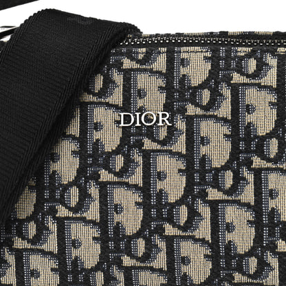 Christian Dior Oblique Mini Roller Messenger Bag Blue 7 of 10