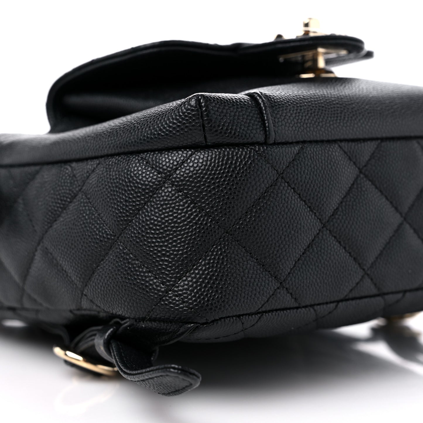 Caviar Quilted Small CC Day Backpack Black
