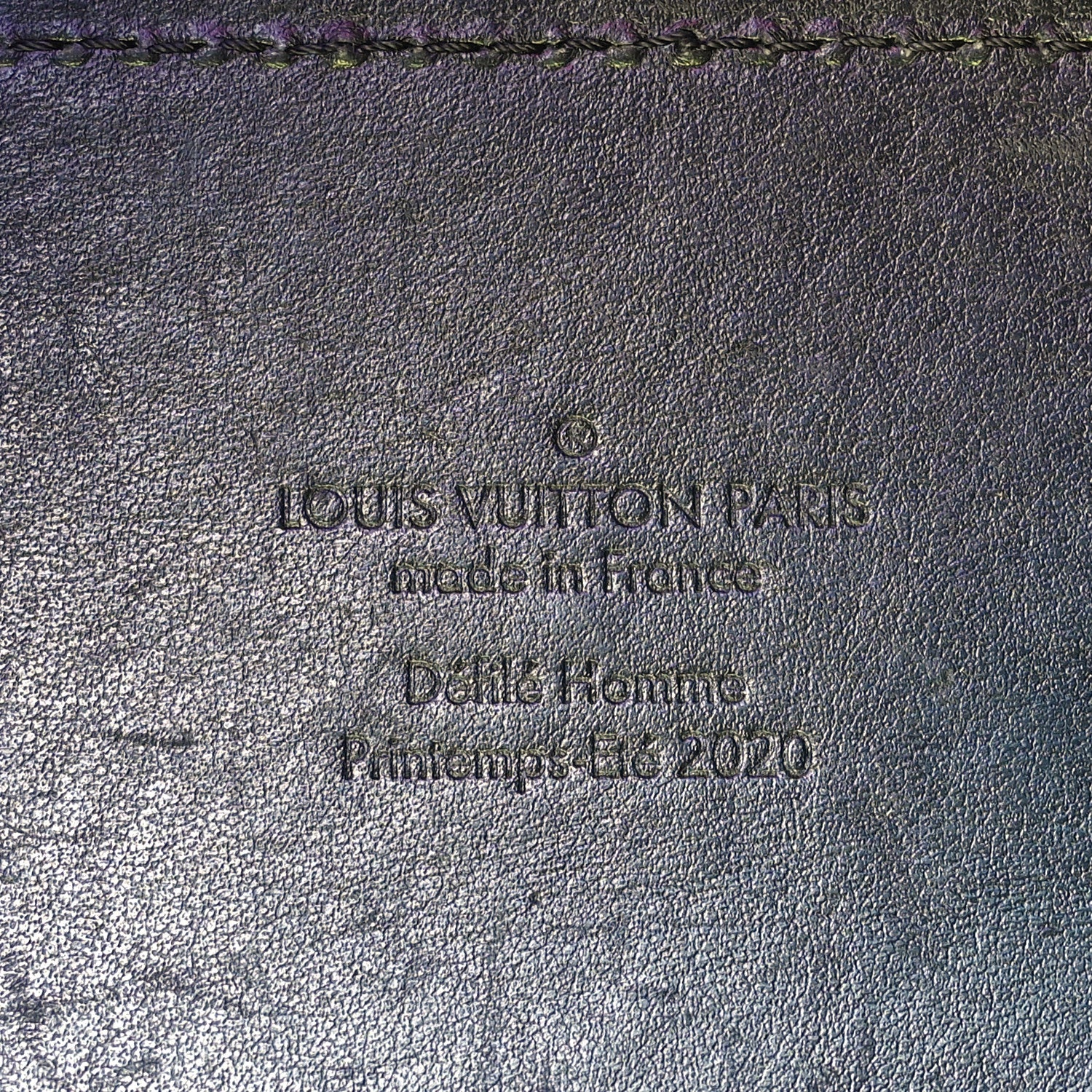 Louis Vuitton Calfskin PVC Monogram Solar Ray Soft Trunk Iridescent Prism Black 6 of 10