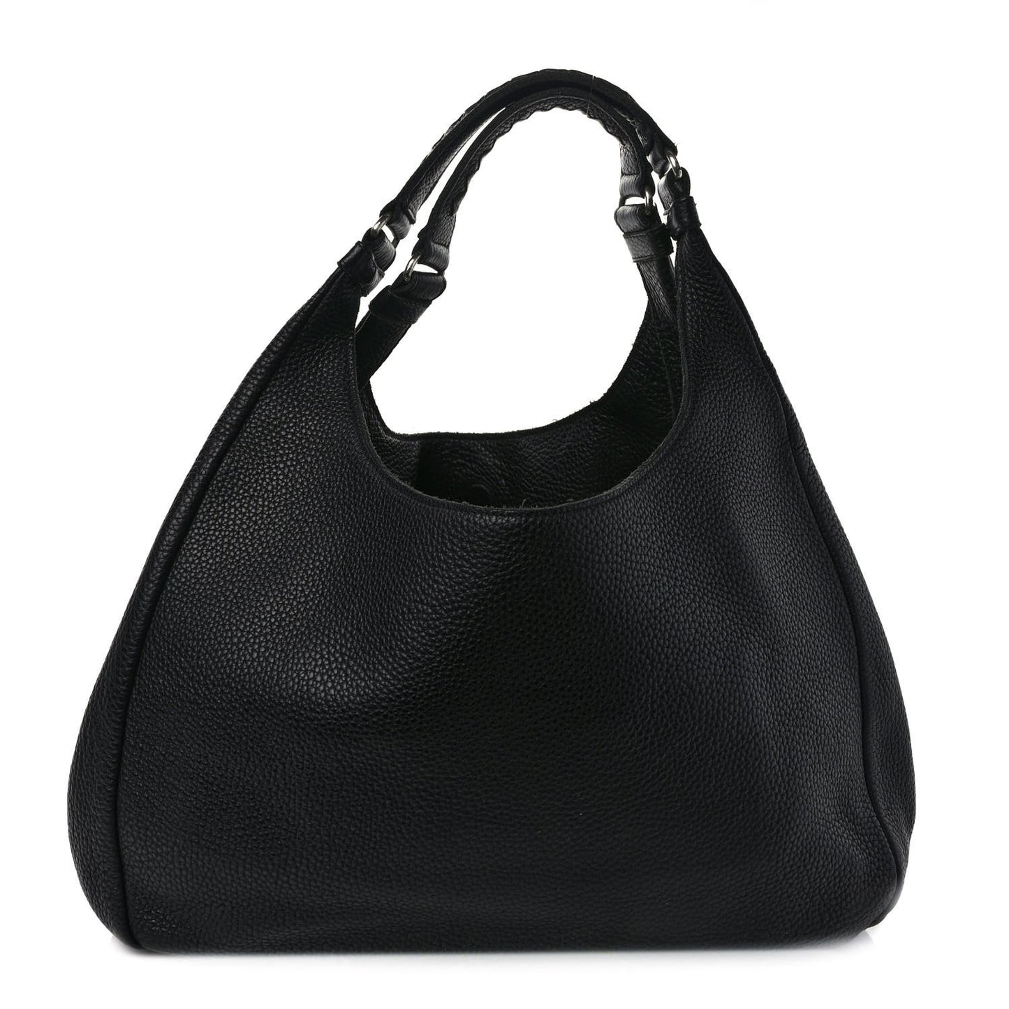 Grained Calfskin Large Campana Black
