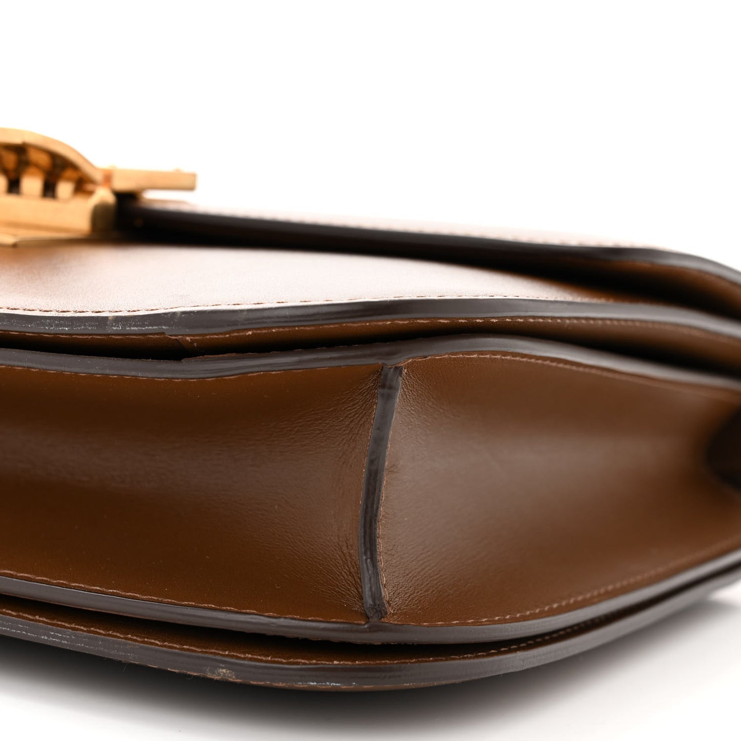 Box Calfskin Medium Classic Box Flap Bag Camel