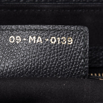 Christian Dior Grained Calfskin Saddle Bag Black 12 of 19