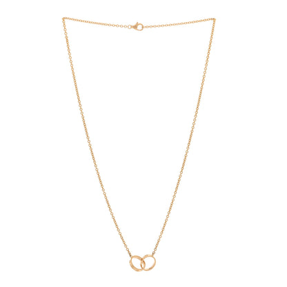 Cartier 18K Yellow Gold Interlocking LOVE Necklace 3 of 6