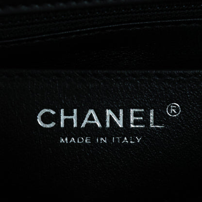Chanel Lambskin Quilted Mini Rectangular Flap Black 8 of 8
