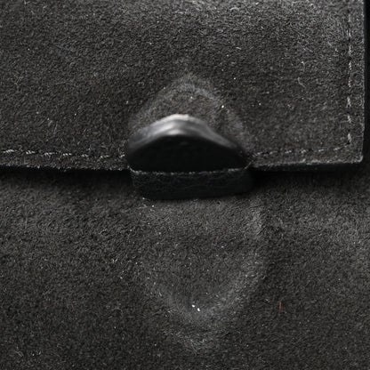 Celine Soft Grained Calfskin Medium Belt Cabas Phantom Black 12 of 18