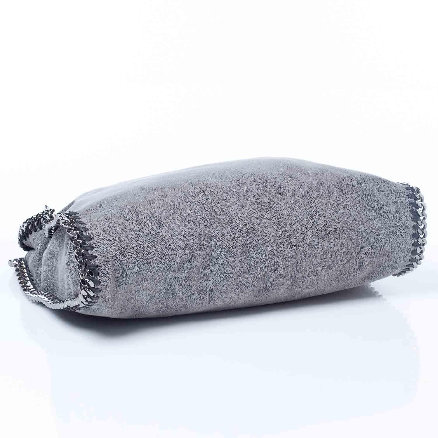 Stella McCartney Faux Leather Large Shaggy Deer Falabella Gray 5 of 11