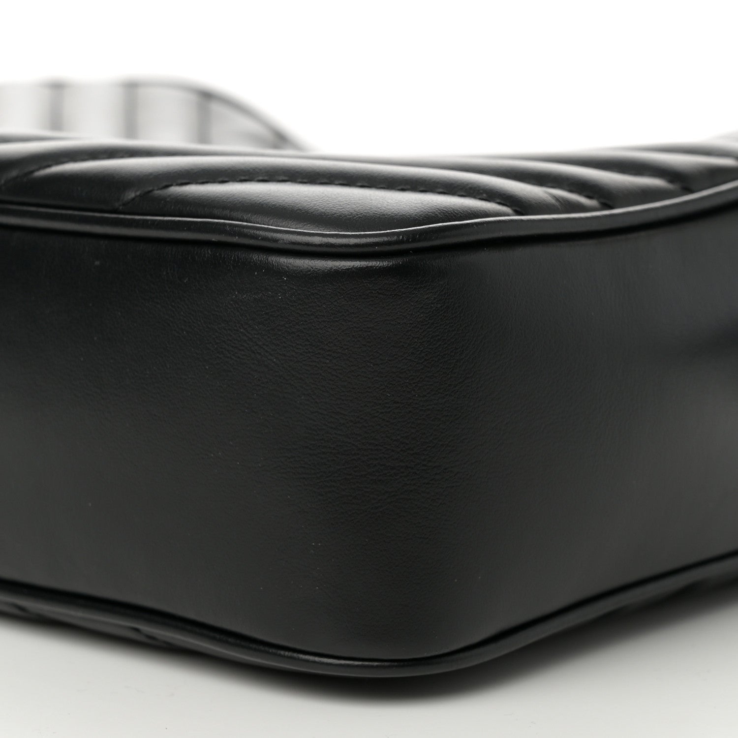 Saint Laurent Calfskin Matelasse Monogram Lou Camera Bag Black 10 of 14