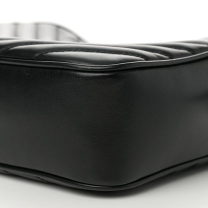 Saint Laurent Calfskin Matelasse Monogram Lou Camera Bag Black 10 of 14