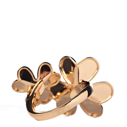 Van Cleef & Arpels 18K Yellow Gold Diamond Frivole Between The Finger Ring 51 5.75 5 of 6