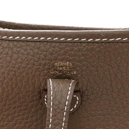 Hermes Taurillon Clemence Evelyne TPM Etoupe 5 of 9