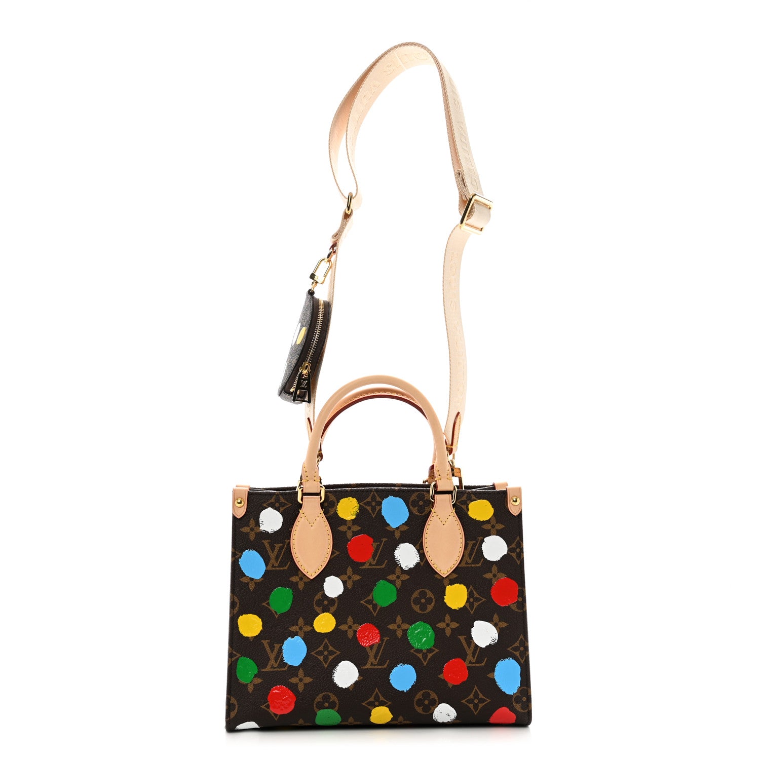 Louis Vuitton LV X YK Monogram Dots Onthego PM Multicolor 1 of 9