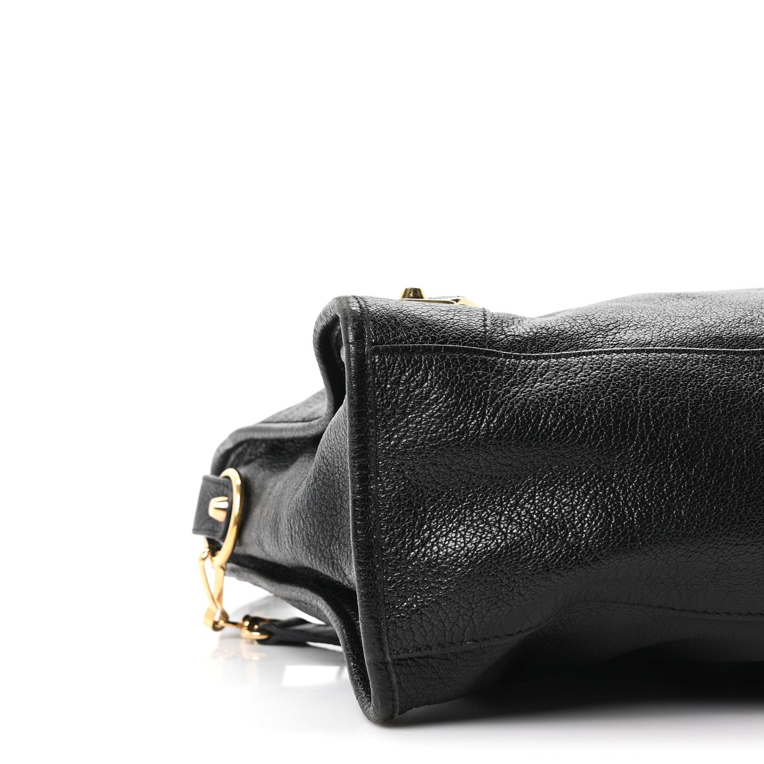 Balenciaga Chevre Gold Metallic Edge Hardware City Black 10 of 11