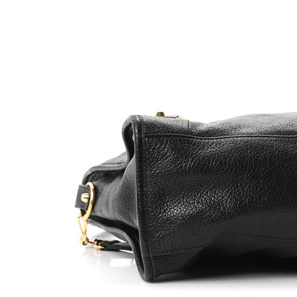 Balenciaga Chevre Gold Metallic Edge Hardware City Black 10 of 11