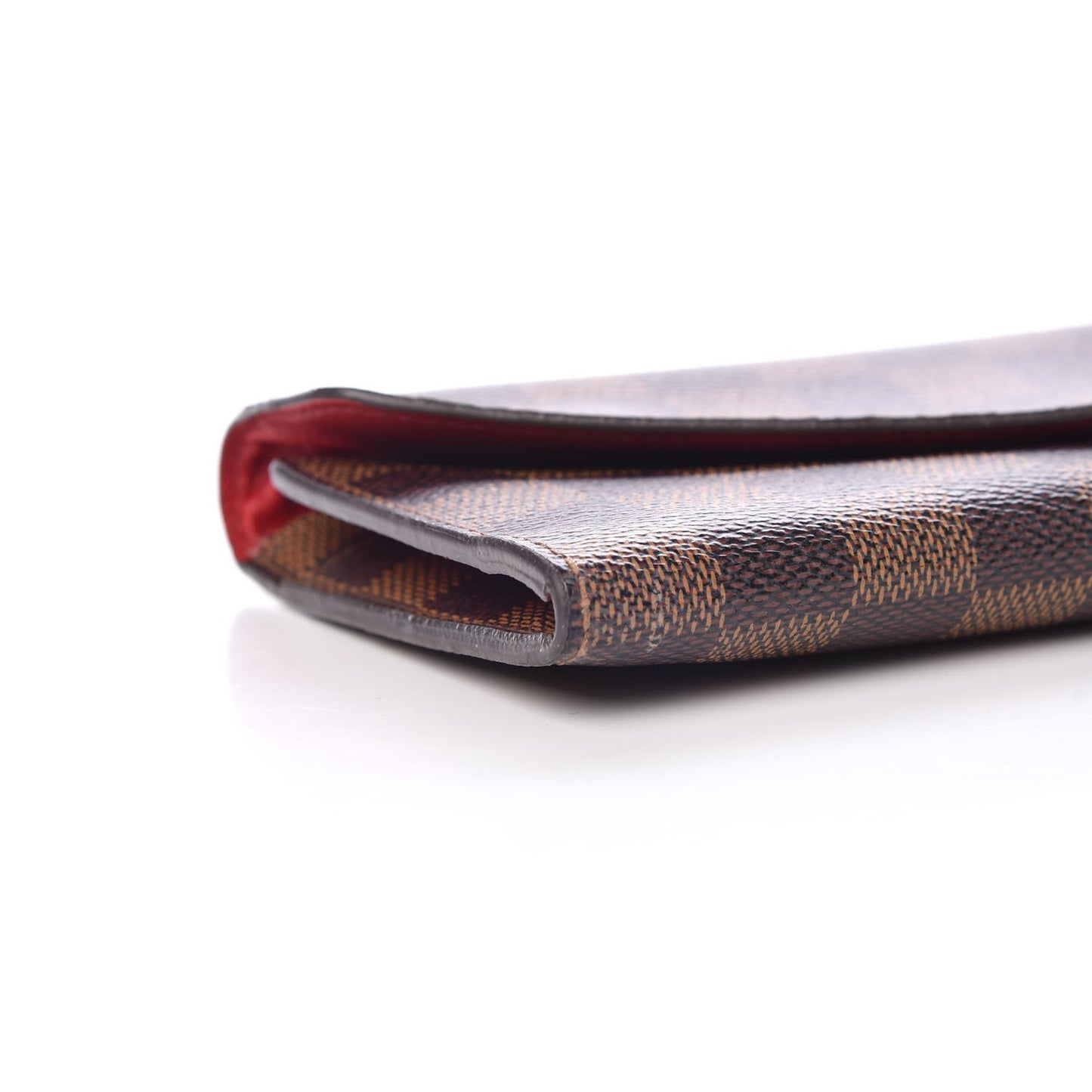 Damier Ebene Josephine Wallet Red