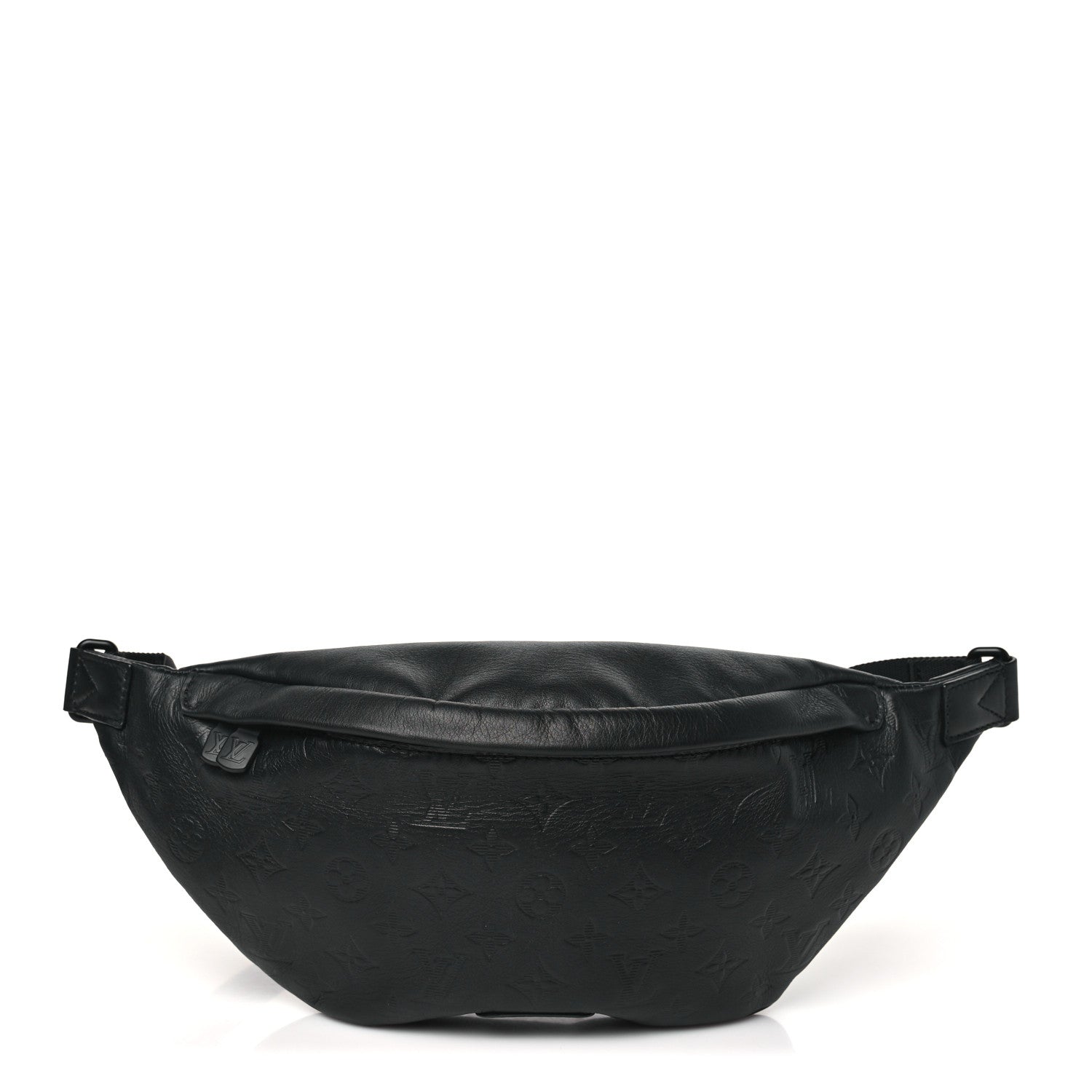 Louis Vuitton Calfskin Monogram Shadow Discovery Bumbag Black 1 of 9