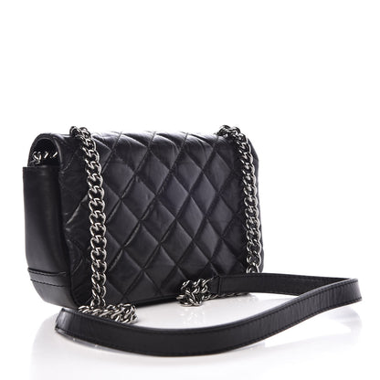 Chanel Calfskin Quilted Mini Lady Pearly Flap Black 3 of 9