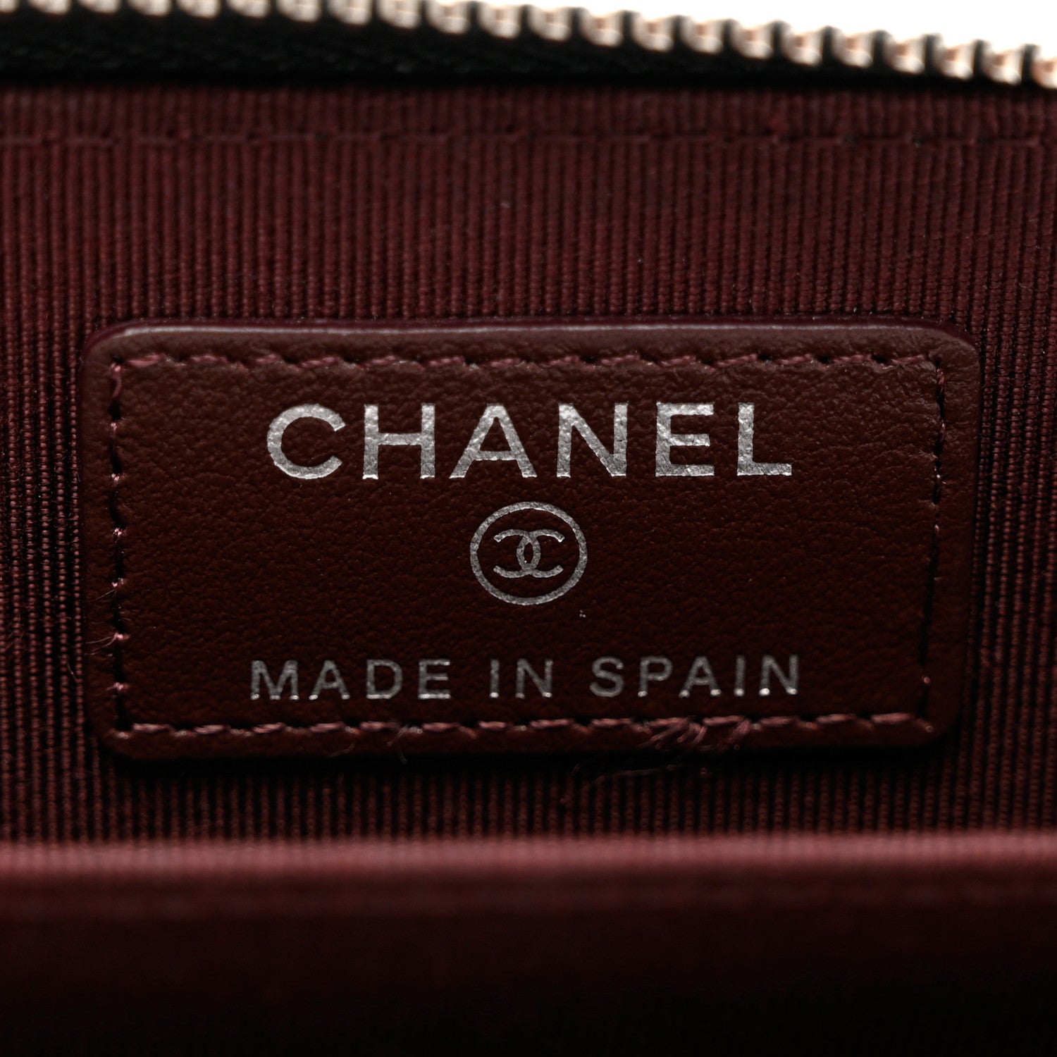 Chanel Caviar Quilted Zip Coin Purse Black 6 of 8