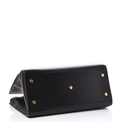 Louis Vuitton Calfskin City Steamer XL Black Creme Bourgogne 5 of 17