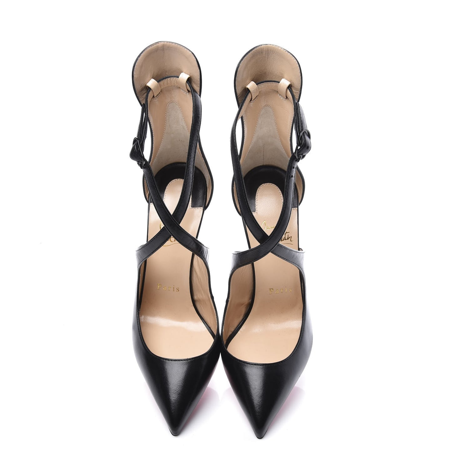 Shiny Nappa Marlenarock 100 Pumps 36.5 Black