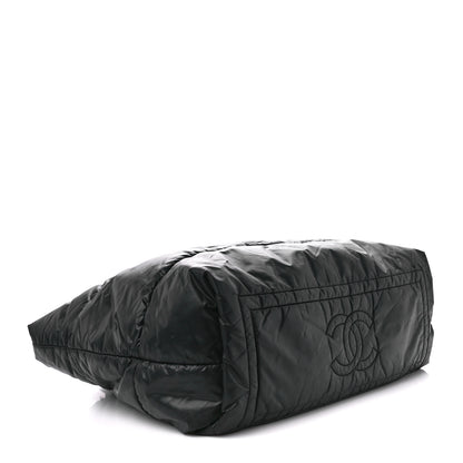 Chanel Lambskin Quilted Medium Coco Cocoon Reversible Tote Black 4 of 12
