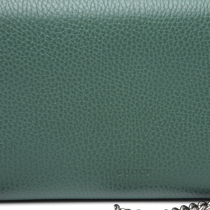 Gucci Calfskin Mini Dionysus Chain Wallet Emerald 9 of 11