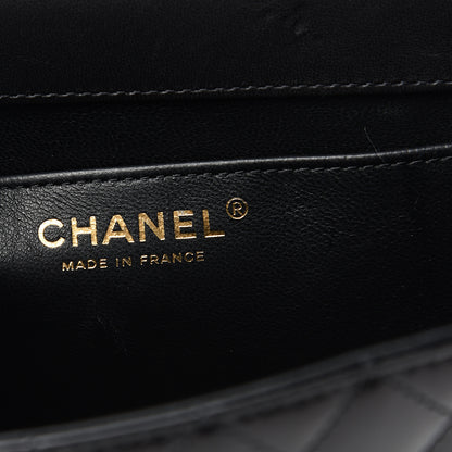 Chanel Glazed Calfskin Quilted Flap Black 5 of 9