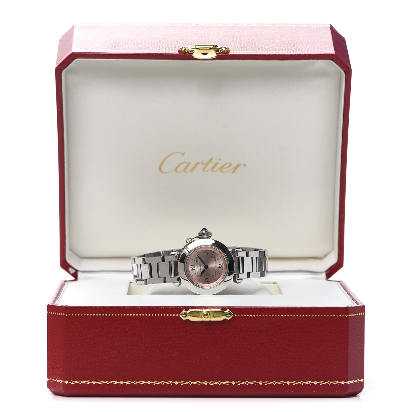 Stainless Steel 27mm Miss Pasha Quartz Watch Pink