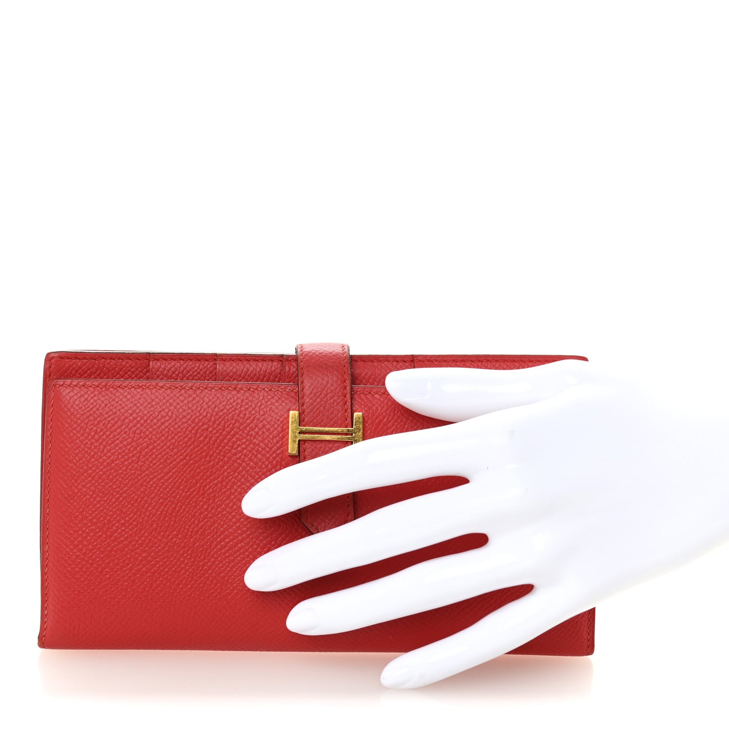 Epsom Bearn Gusset Wallet Rouge Tomate