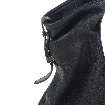 Jimmy Choo Grained Calfskin Studded Sylvia Hobo Black 7 of 7