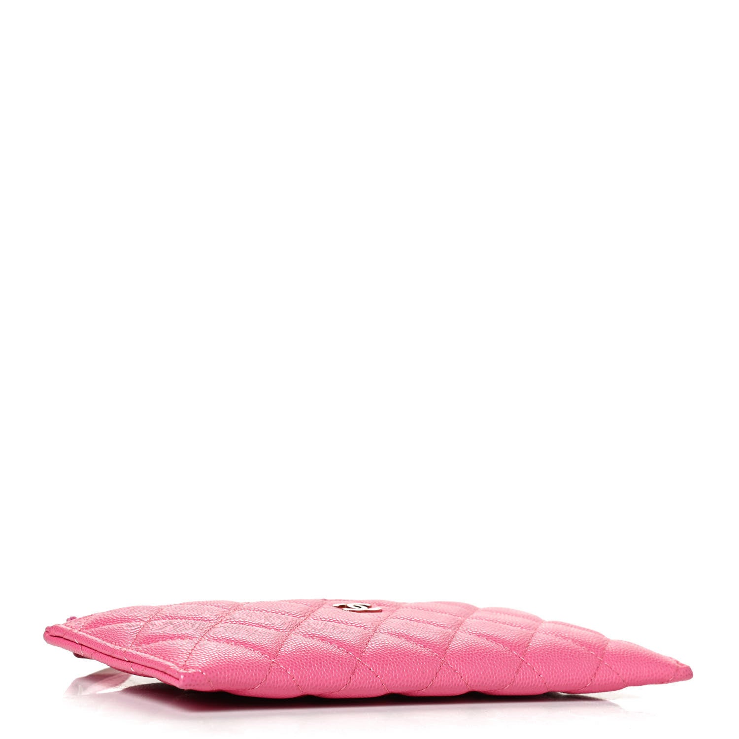 Chanel Caviar Quilted Classic Zip Pouch Pink 4 of 12
