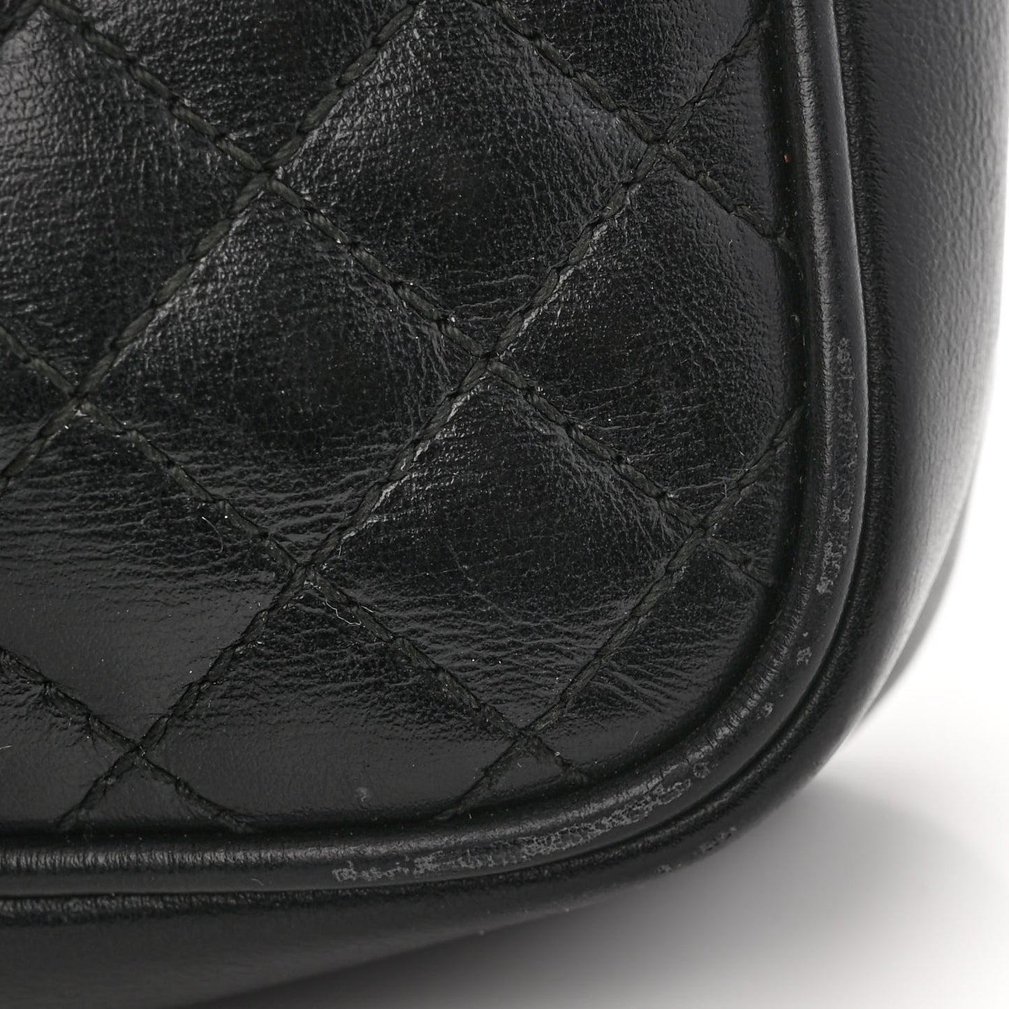 Calfskin Trapuntata Web Mini GG Shoulder Bag Black