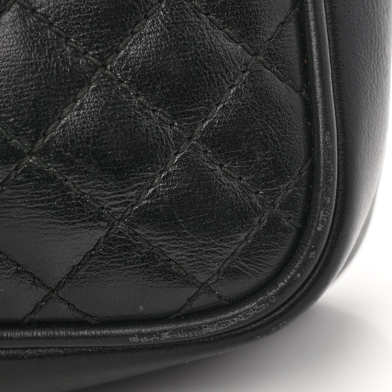 Gucci Calfskin Trapuntata Web Mini GG Shoulder Bag Black 14 of 16
