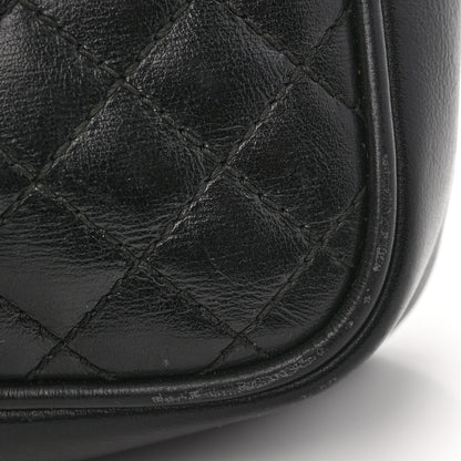 Gucci Calfskin Trapuntata Web Mini GG Shoulder Bag Black 14 of 16
