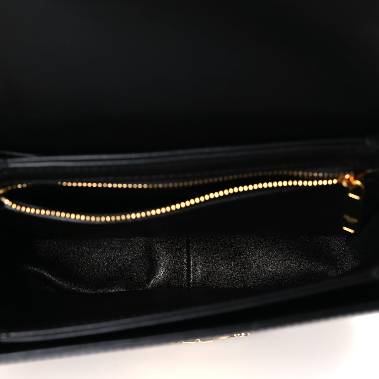 Shiny Calfskin Teen Triomphe Black