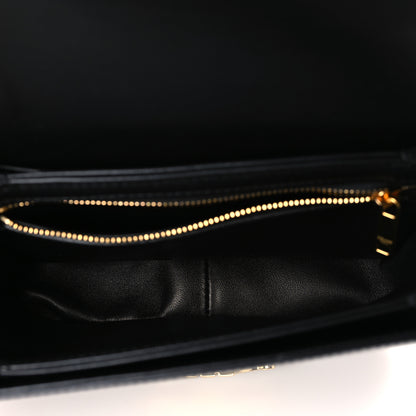 Celine Shiny Calfskin Teen Triomphe Black 5 of 9