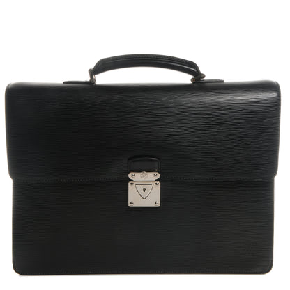 Louis Vuitton Epi Robusto 1 Compartment Briefcase Black 1 of 8