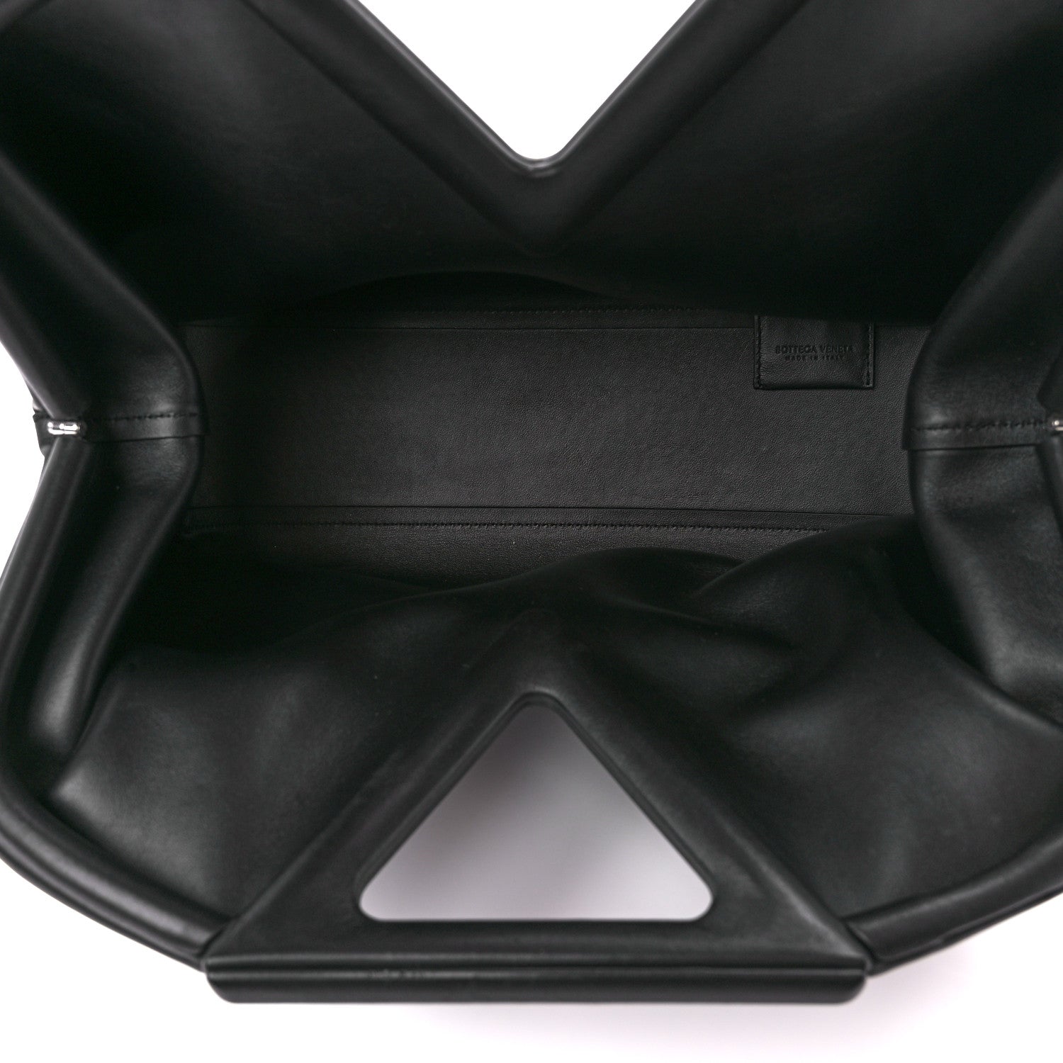 Bottega Veneta Calfskin Medium The Point Triangle Bag Black 5 of 11