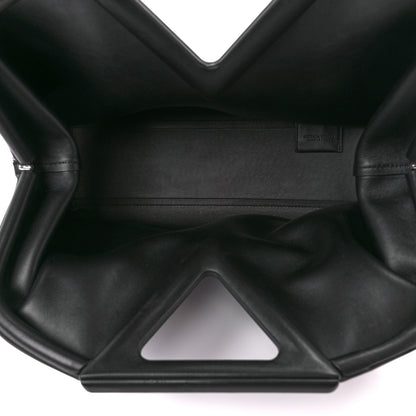 Bottega Veneta Calfskin Medium The Point Triangle Bag Black 5 of 11