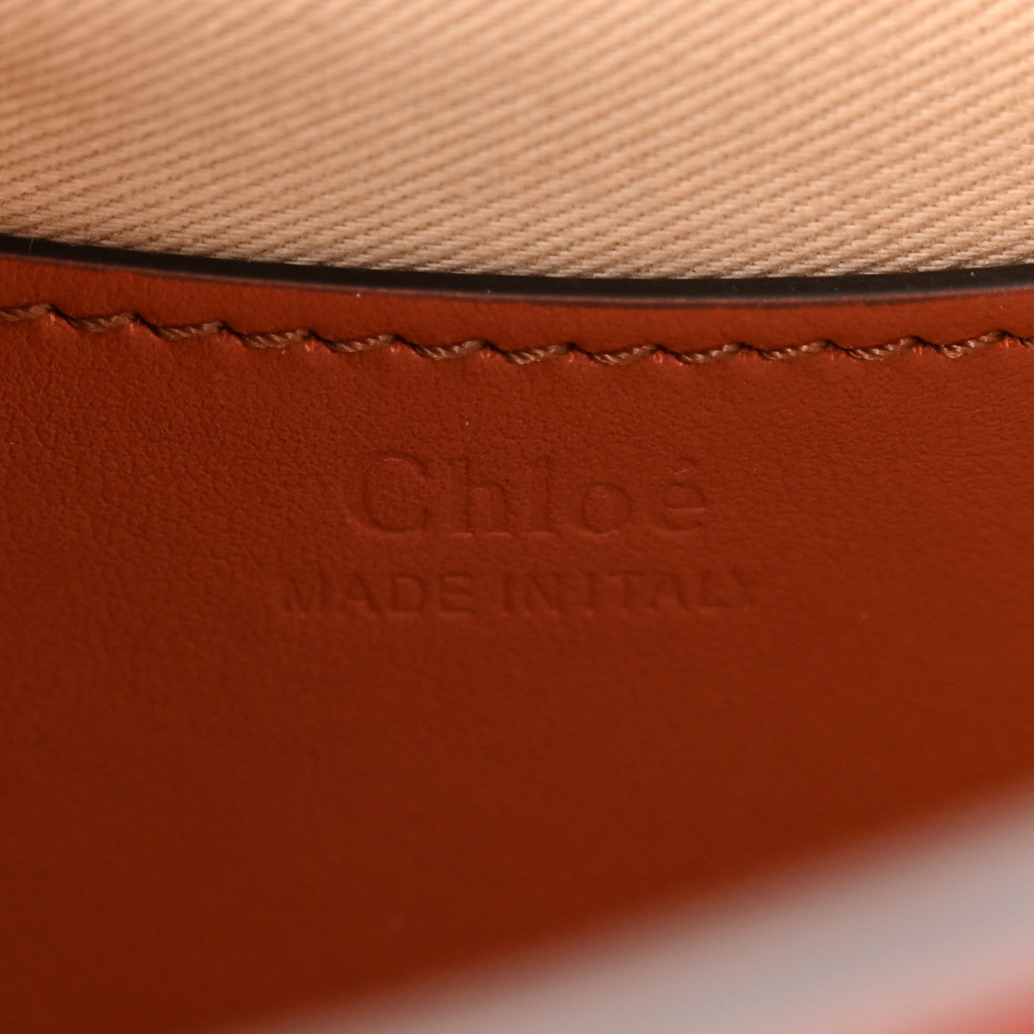 Chloe Calfskin Small Tess Bag Sepia Brown 6 of 10