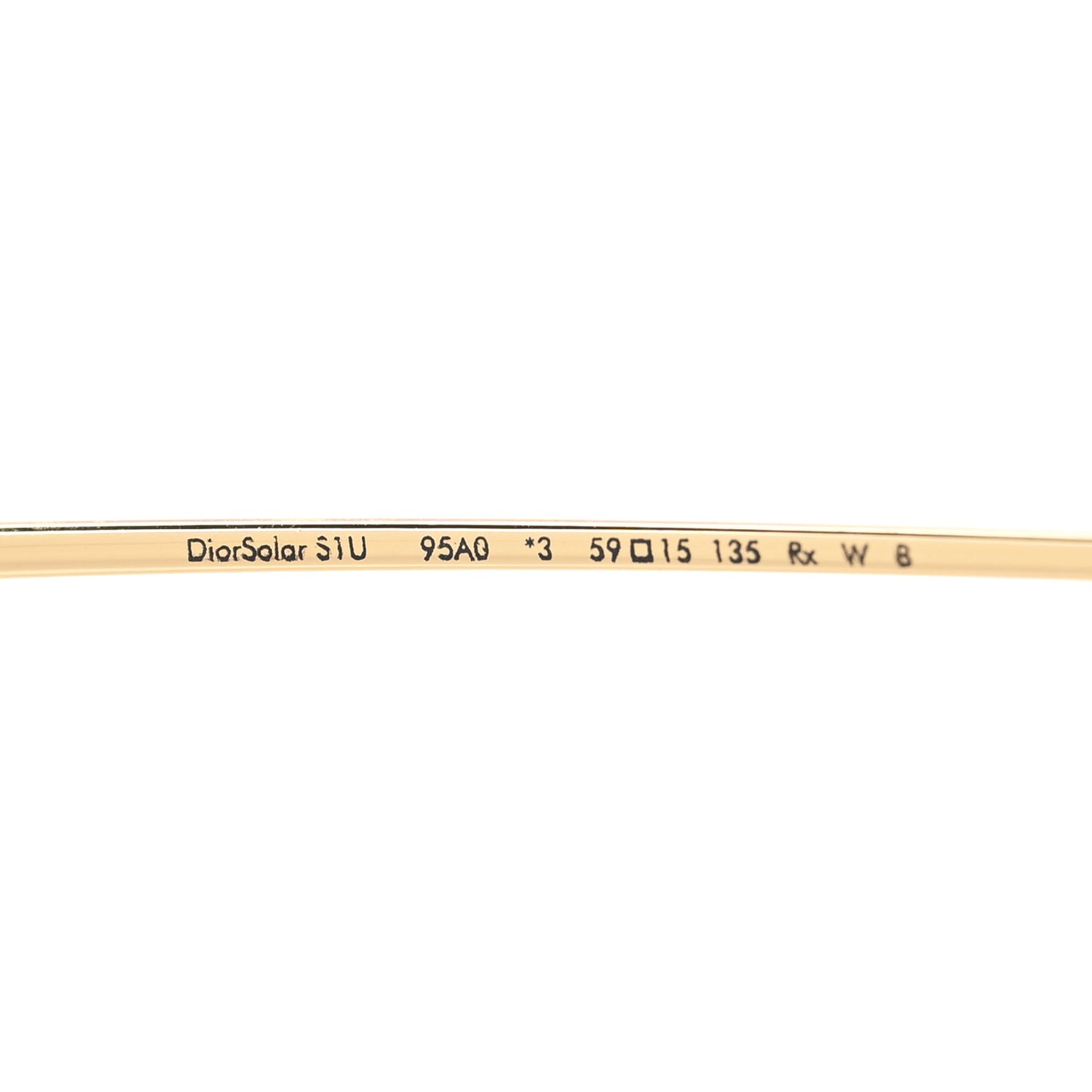 DiorSolar S1U Sunglasses White White