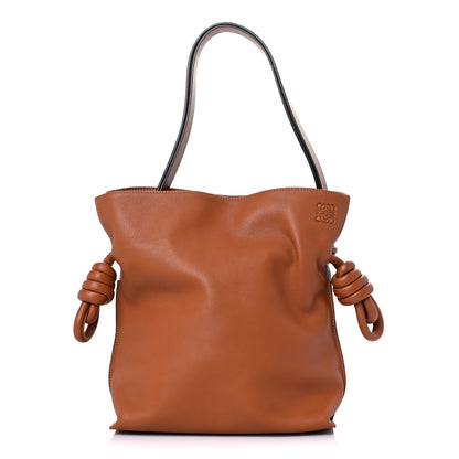 Loewe Nappa Medium Flamenco Knot Bag Tan 1 of 12
