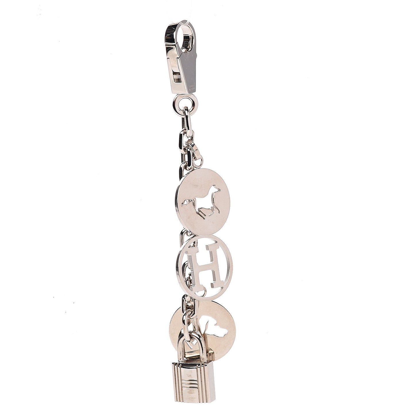 Palladium Breloque Bag Charm Silver