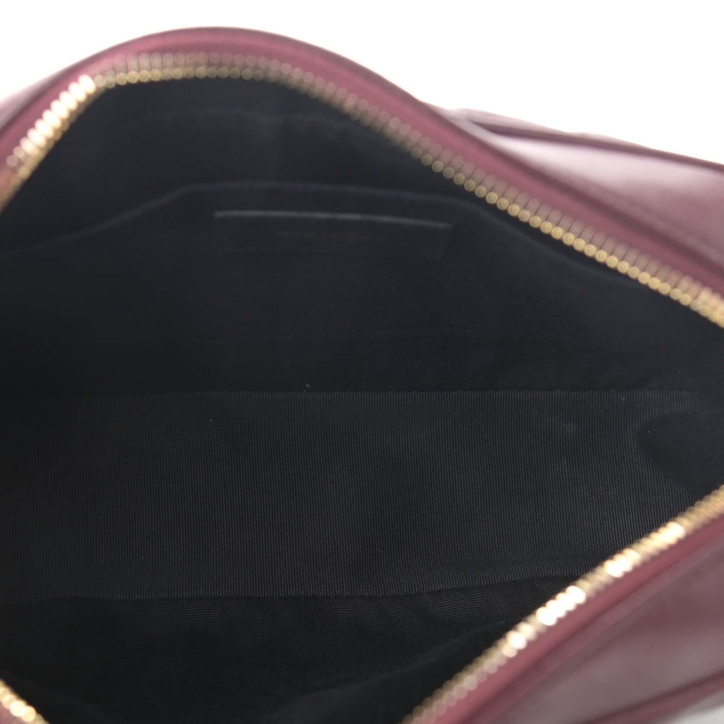 Calfskin Matelasse Monogram Lou Camera Bag Dark Legion Red