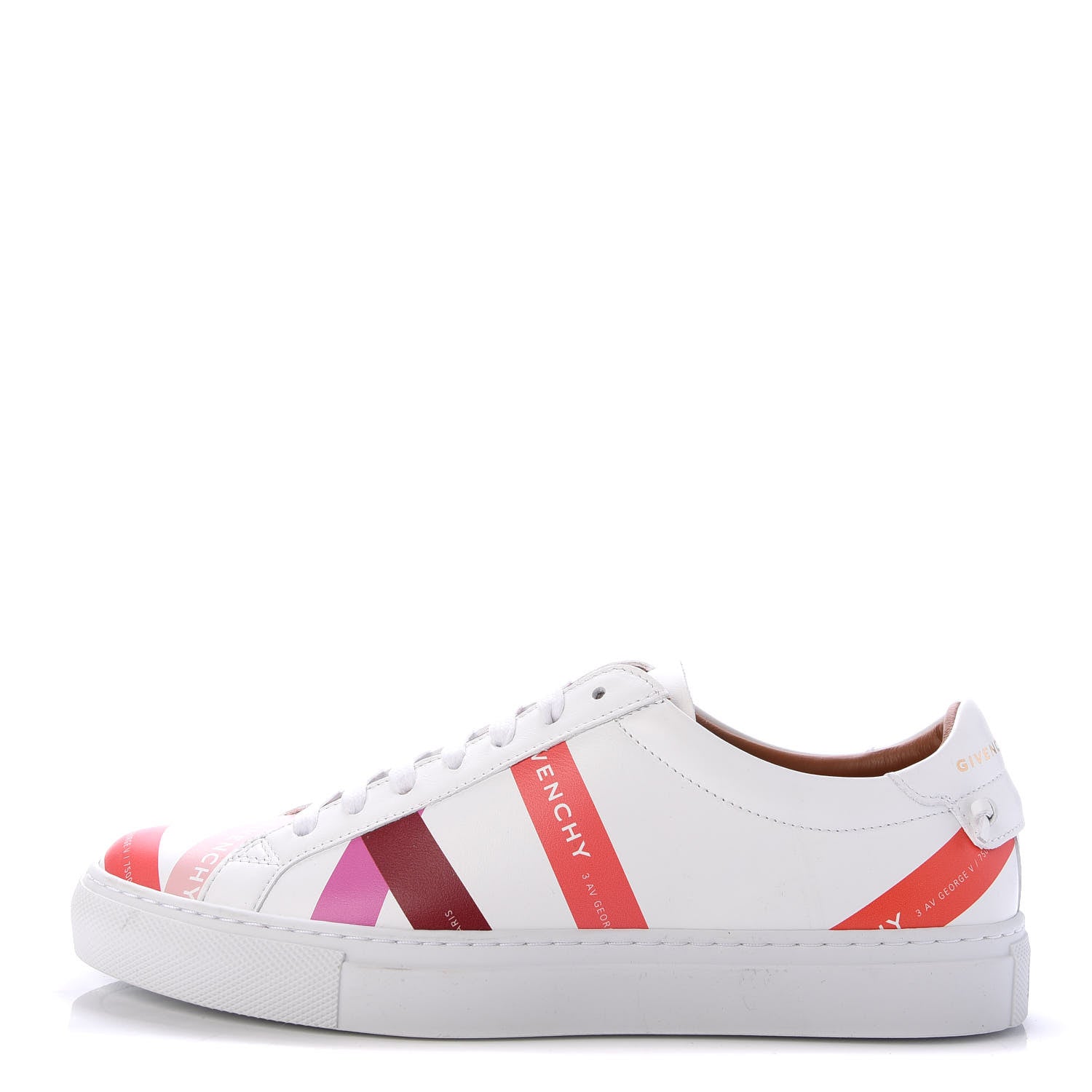 Givenchy Calfskin Logo Tape Womens Urban Street Sneakers 37 White 1 of 9