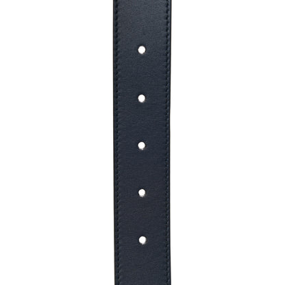 Gucci Calfskin Framed Double G Belt 100 40 Blue 6 of 7