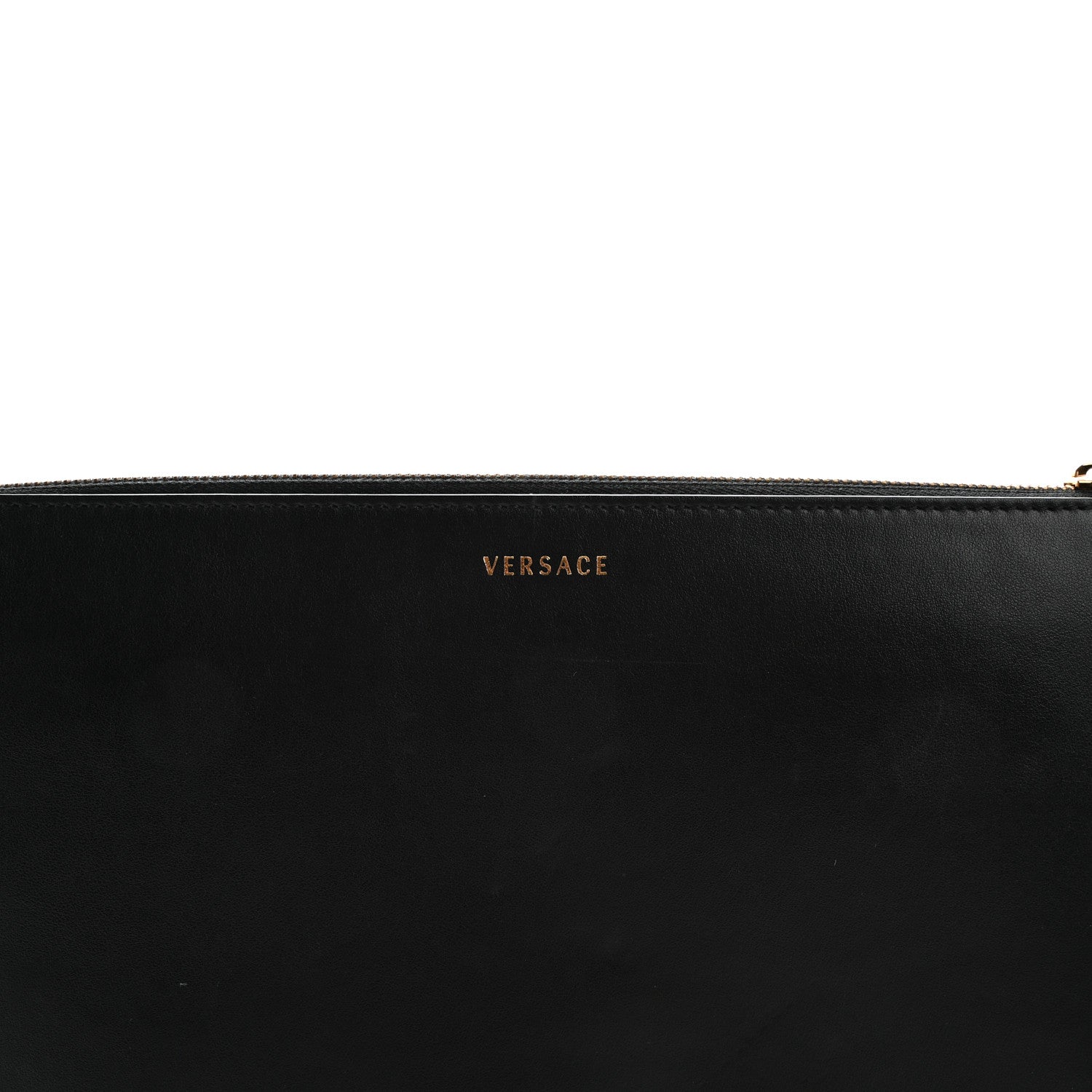 Versace Vitello Palazzo Medusa Stud Wristlet Bag Black 7 of 10